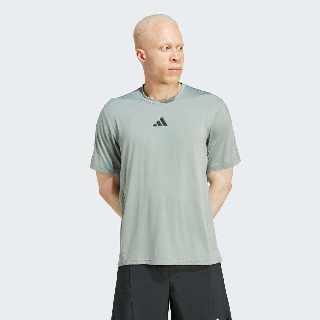 T-shirt adidas Performance Designed-for-Training Intensity Tee Grøn | JI8187, 0