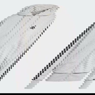 Sweatshirt adidas Performance Essentials Full-Zip Hoodie Grå | JE6338, 4