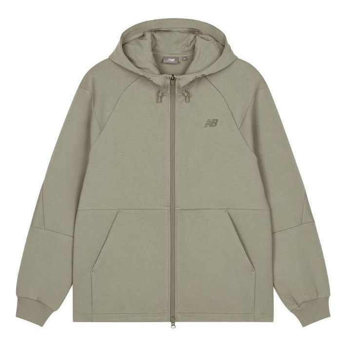 Sweatshirt New Balance Classic Hooded Jacket Grøn | 6DD38651-DB