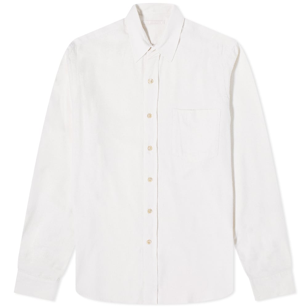 Skjorte OUR LEGACY Our Legacy Classic Silk Shirt Hvid | COCSWS, 0