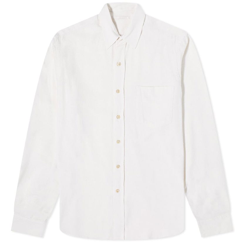 Skjorte OUR LEGACY Our Legacy Classic Silk Shirt Hvid | COCSWS