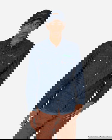 Skjorte KENZO Levi’s® Cowboy Rinse Blue Mørkeblå | FD65DC414LE6 DM, 0