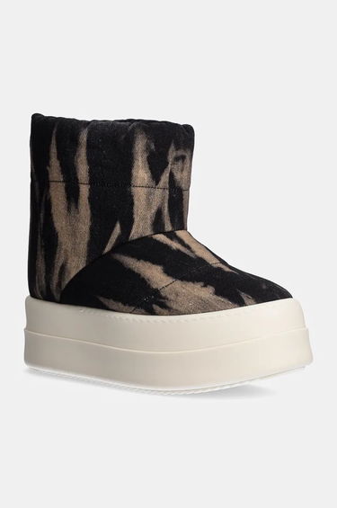 Sneakers og sko Rick Owens Mega Bumper Low Lunar Platform Boots Sort | DS02D2839.DBSUPA, 0
