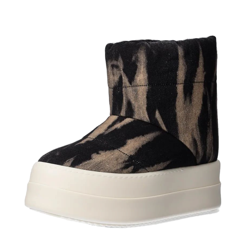 Sneakers og sko Rick Owens Mega Bumper Low Lunar Platform Boots Sort | DS02D2839.DBSUPA