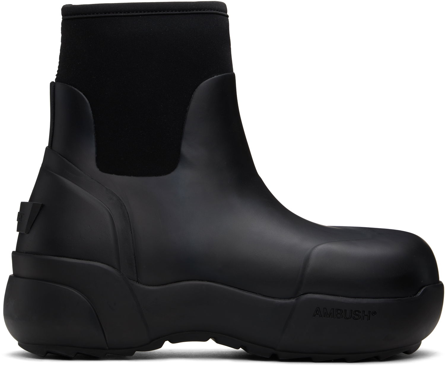 Regnfrakke Ambush AMBUSH Rubber Boots Sort | BWIE003F24MAT0011010, 0