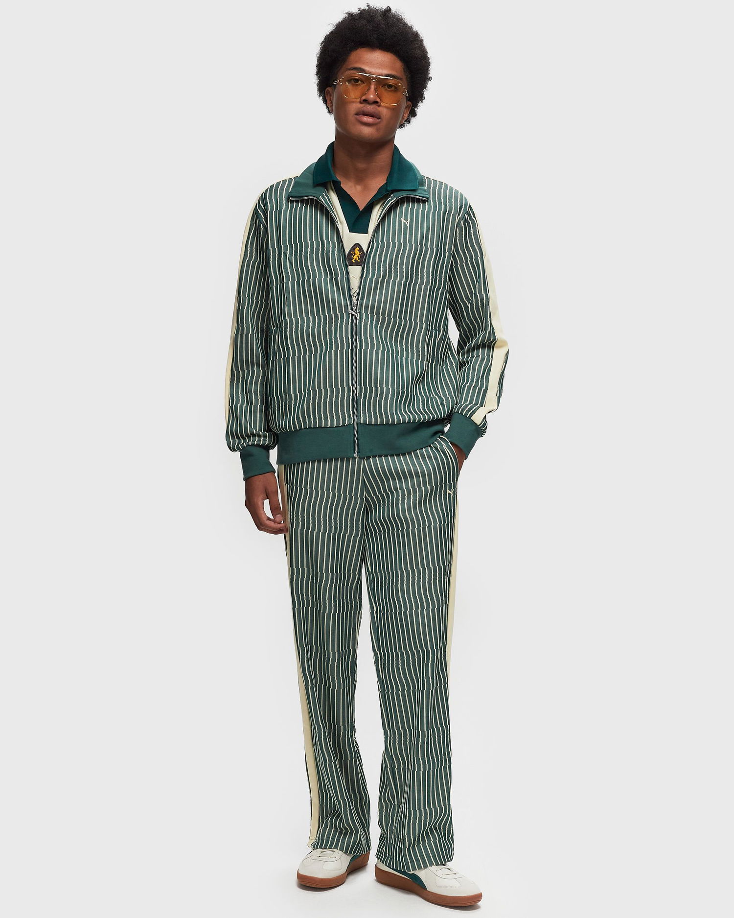 Jakke Puma THE PLAYERS LANE T7 Track Jacket Grøn | 626659-60, 1