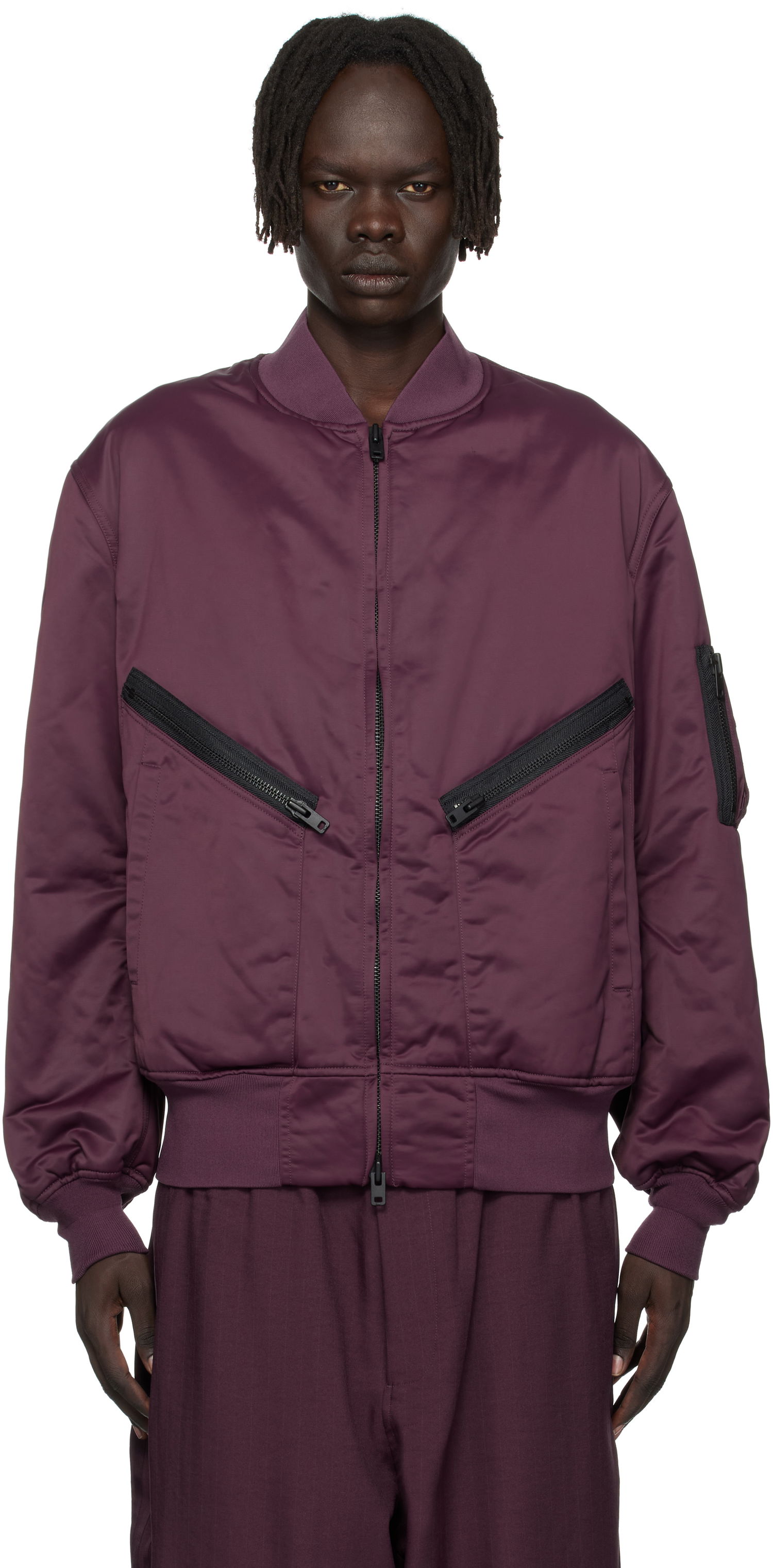 Bomberjakke Y-3 Y-3 Insulated Bomber Jacket Bourgogne | KA2397, 0