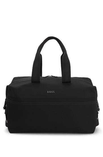 Rejsetaske BOSS BOSS Mixed-Structure Holdall Sort | 50548308, 0