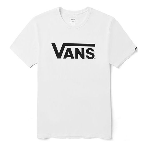 T-shirt Vans Classic Logo Short Sleeve T-Shirt Hvid | VN0A4MM6WHT