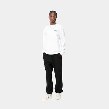 Joggingbukser Carhartt WIP American Script Sweat Pant Sort | I032328_89_XX, 3
