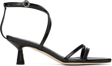 Tilbehør Aeyde Aeyde Maeve Leather Heeled Sandals Sort | A11-HS-PRAR55ST156-SS25-800-007, 0