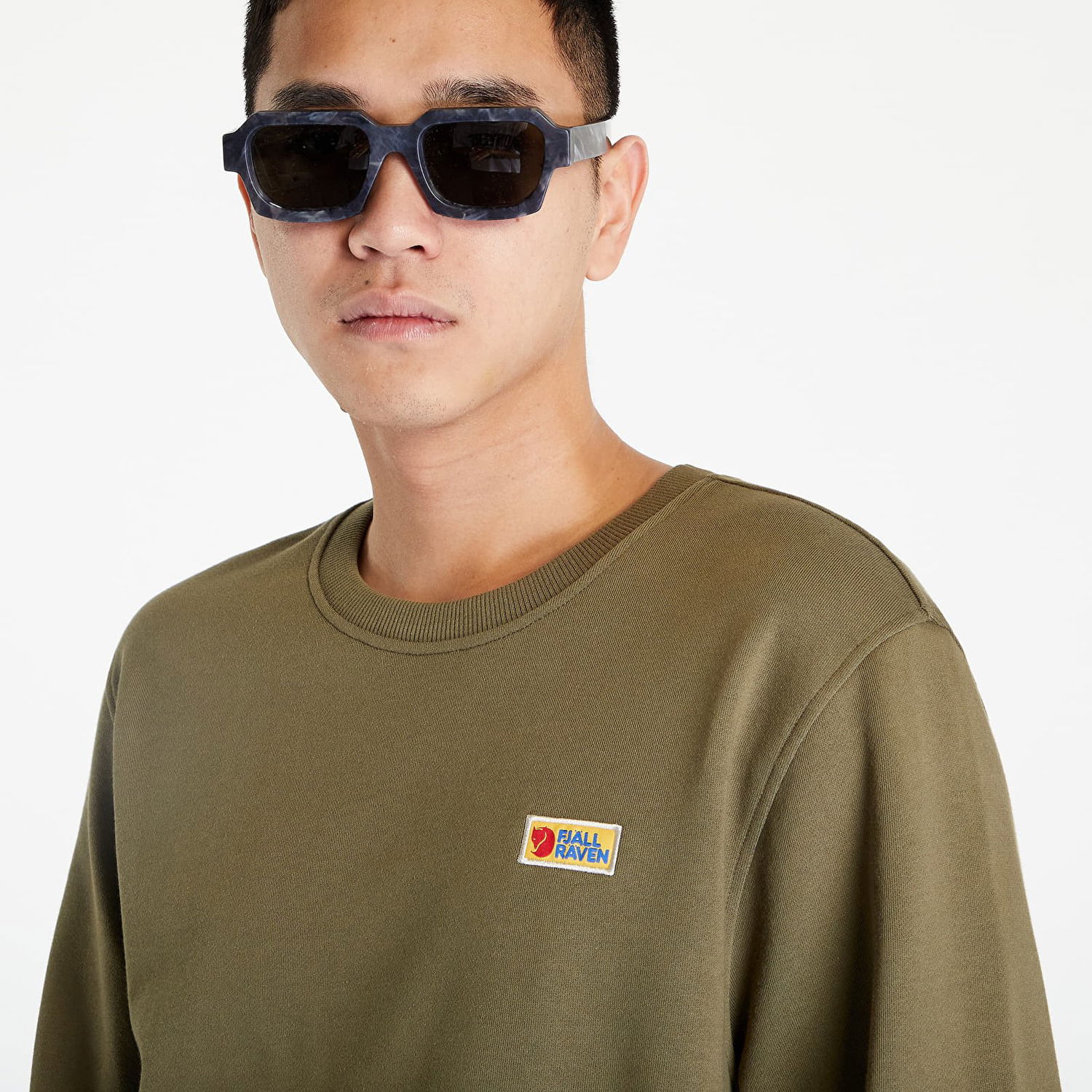 Sweatshirt FJÄLLRÄVEN Vardag Sweater M Grøn | F87070-620, 1