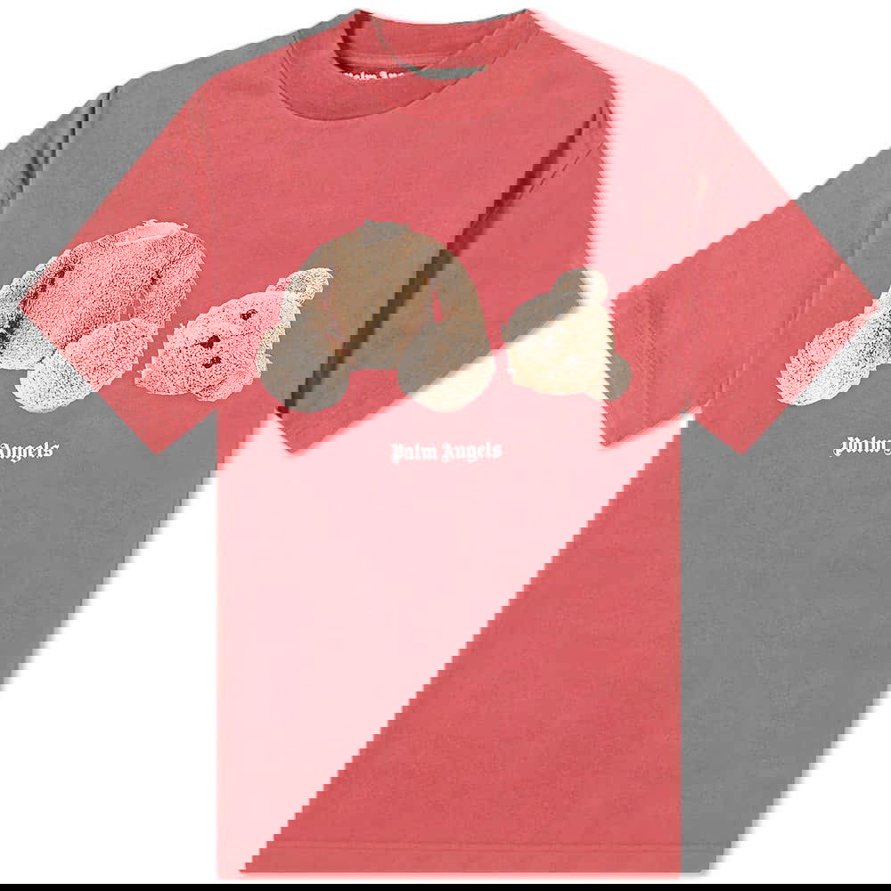 T-shirt Palm Angels Kill The Bear Tee Rød | PMAA001F21JER0232860, 0