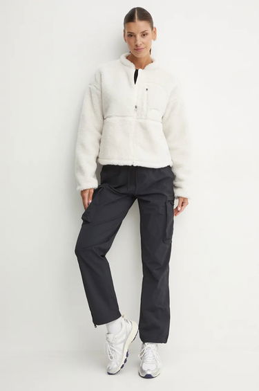 Jakke The North Face White Cropped Fleece Jacket Hvid | NF0A88ZBQLI1, 1