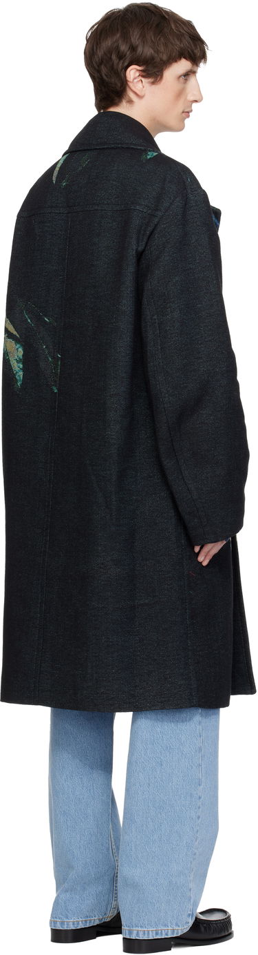 Frakker Dries Van Noten Dries Van Noten Floral Jacquard Caban Coat Flerfarvet | 252-020234-2137, 2