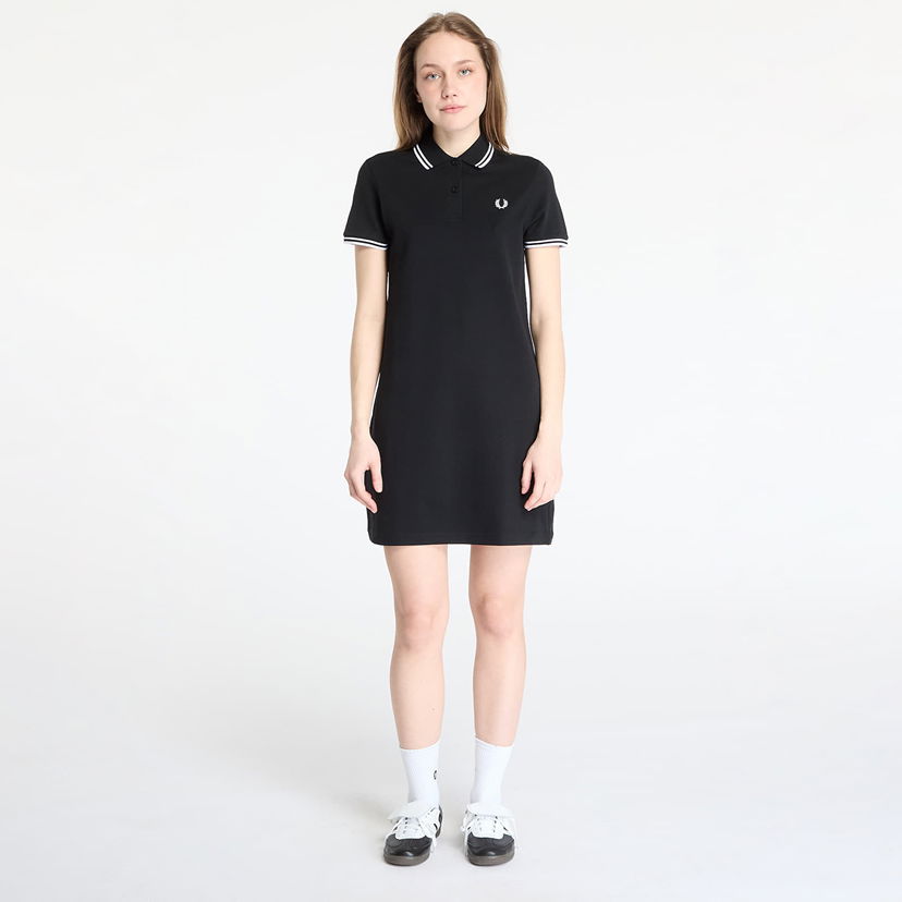 Kjole Fred Perry Fred Perry Twin Tipped Polo Dress Sort | D3600 350