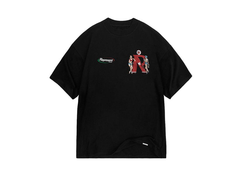 T-shirt Represent Clo Represent Represent Premium T-shirt Off Black Sort | M05239-171
