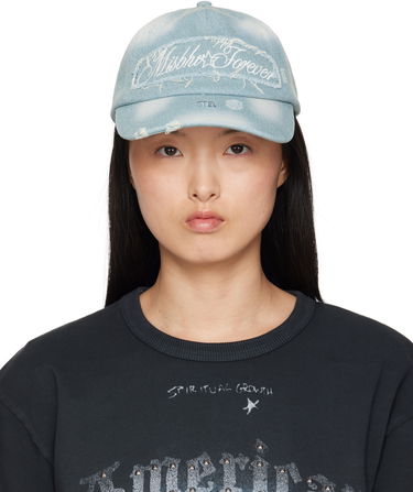 Kasket MISBHV MISBHV Forever Distressed Denim Baseball Cap Blå | 250A504, 0
