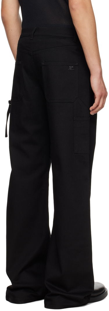 Cargo bukser Courrèges Courrèges Sailor Jeans Sort | 124DPA188DE0020, 2