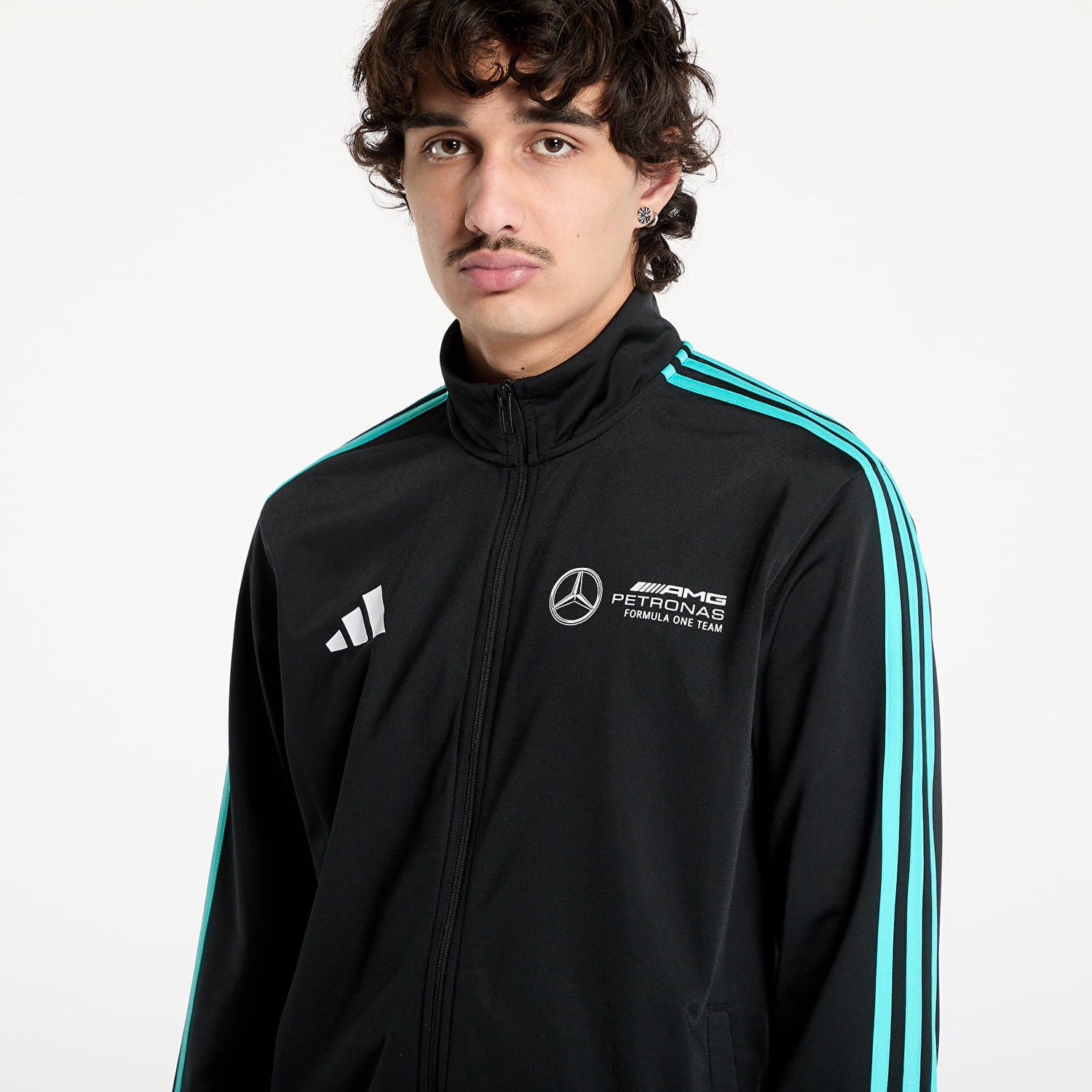 Træningsdragt adidas Performance Mercedes - AMG Petronas Formula One Team DNA Track Jacket Sort | JV5355, 1