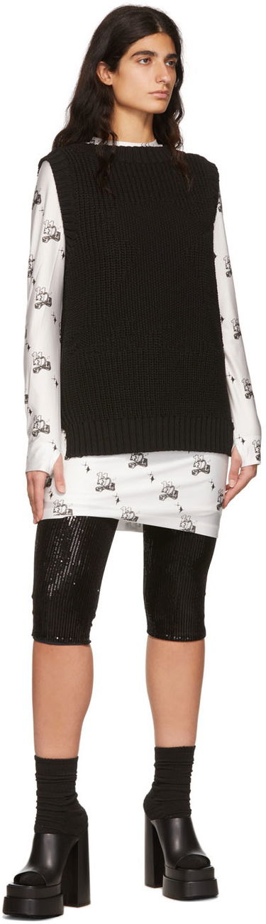 Kjole We11done Printed Mini Dress Hvid | WD-TO1-22-572-W-WH, 3