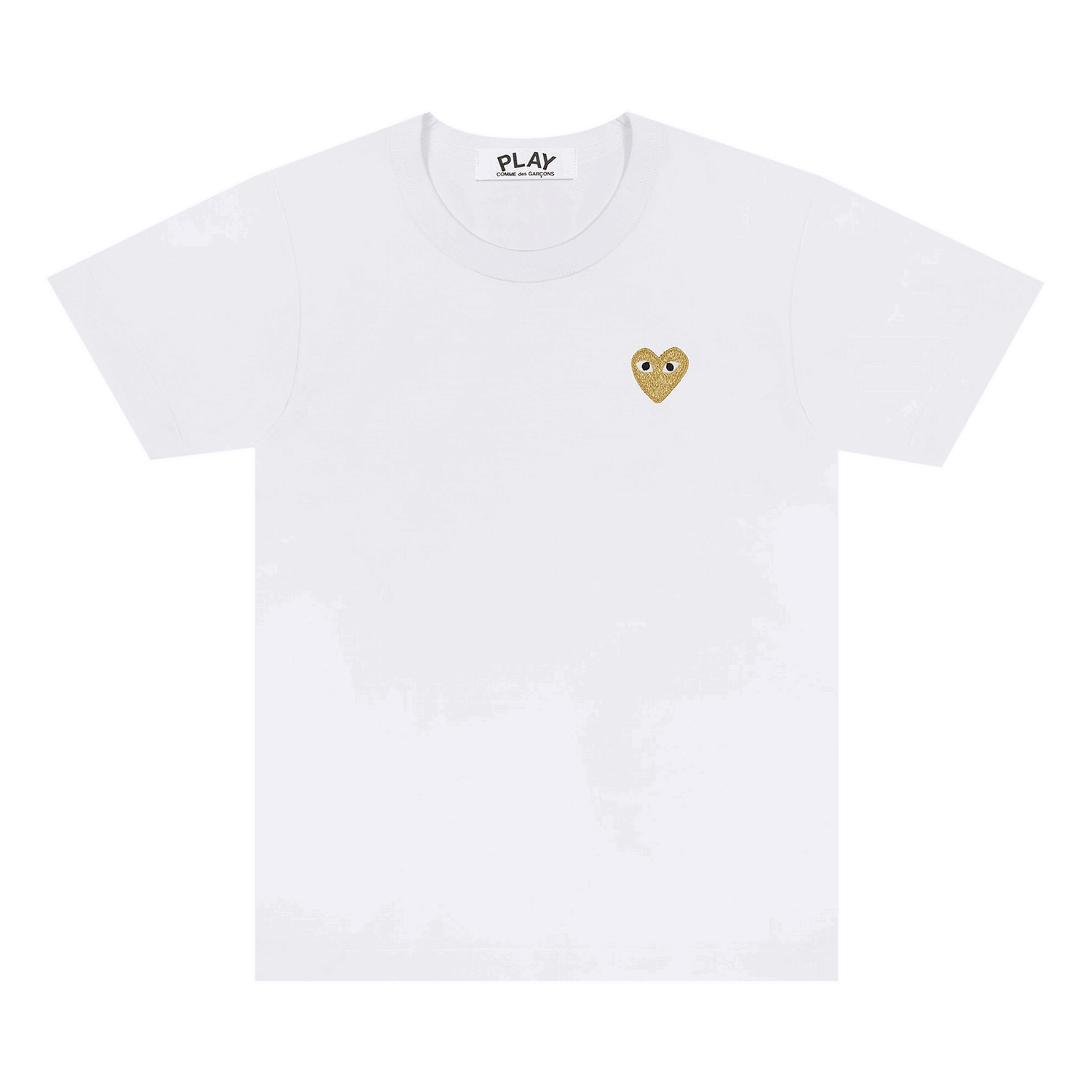 T-shirt Comme des Garçons PLAY Heart T-Shirt Hvid | AZ T215 051 4, 0