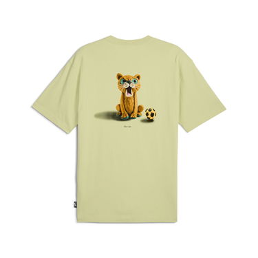 T-shirt Puma GRAPHICS The Cat T-Shirt Grøn | 629411_37, 6