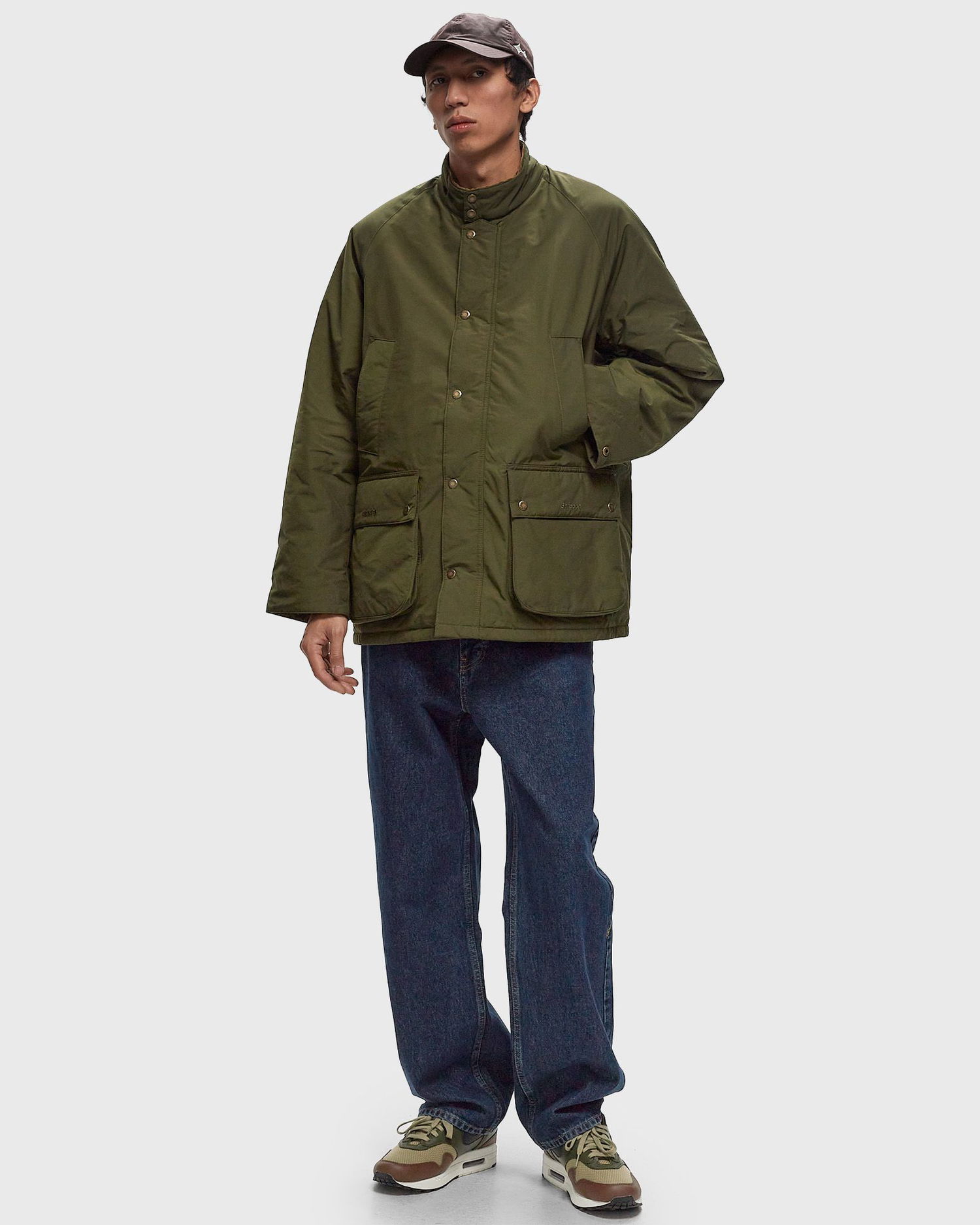 Vindjakke Barbour BARACUTA Cas Beda Windbreaker Grøn | MCA1010SN31, 1