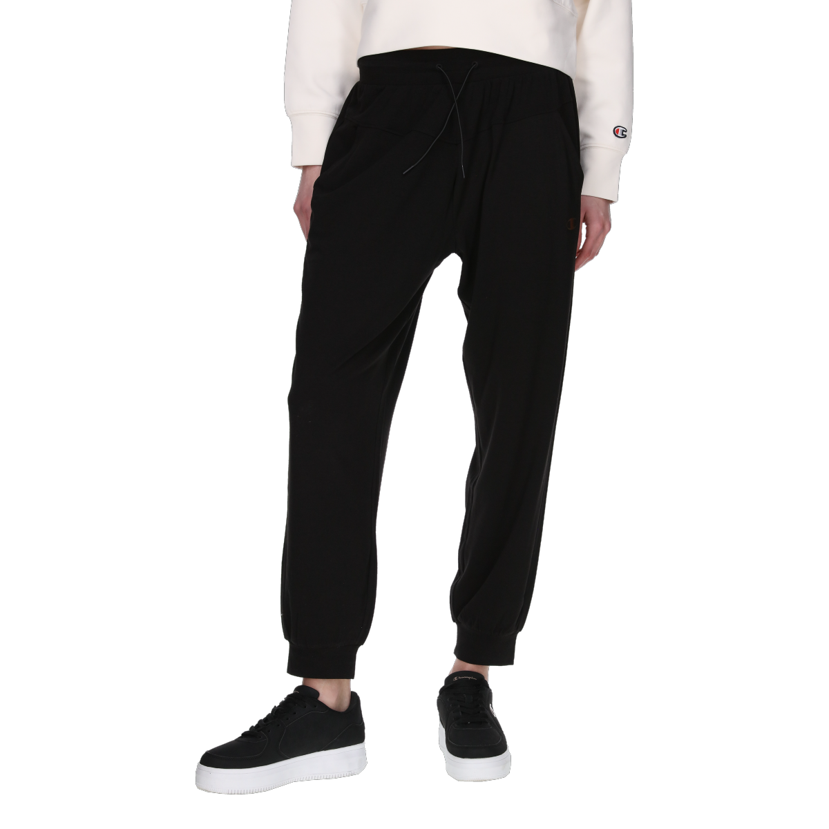 Joggingbukser Champion Elastic Cuff Pants Sort | 118247-KK001, 0
