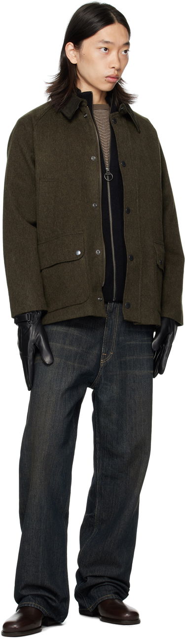 Jakke Barbour Barbour Modified Bedale Wool Jacket Grøn | MWO0299OL71, 3