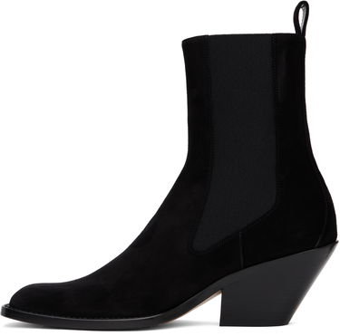 Sneakers og sko Khaite KHAITE Austin Suede Ankle Boots Sort | F1092-849, 2