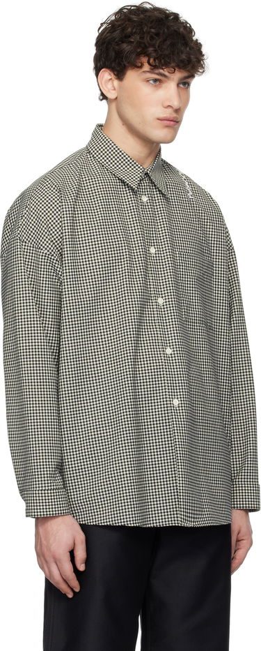 Skjorte Marni Marni Checked Wool Shirt Beige | CUMU0061S5 UTP787, 1