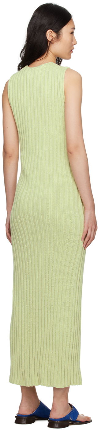 Kjole Baserange Maxi Knit Dress Grøn | DRLOS-CO-SP24, 2