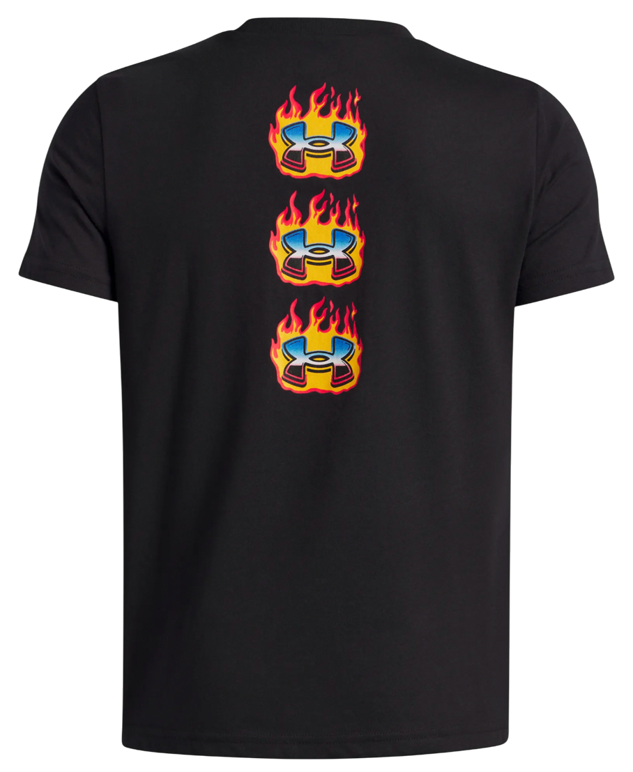 T-shirt Under Armour Flame Short Sleeve T-Shirt Sort | 6005059-001, 1