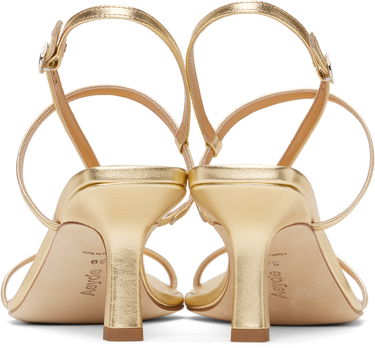 Tilbehør Aeyde Aeyde Elise Leather Toe-Post Heeled Sandals Metalisk | A11-HS-ASTS65CI-0121-902-007, 1