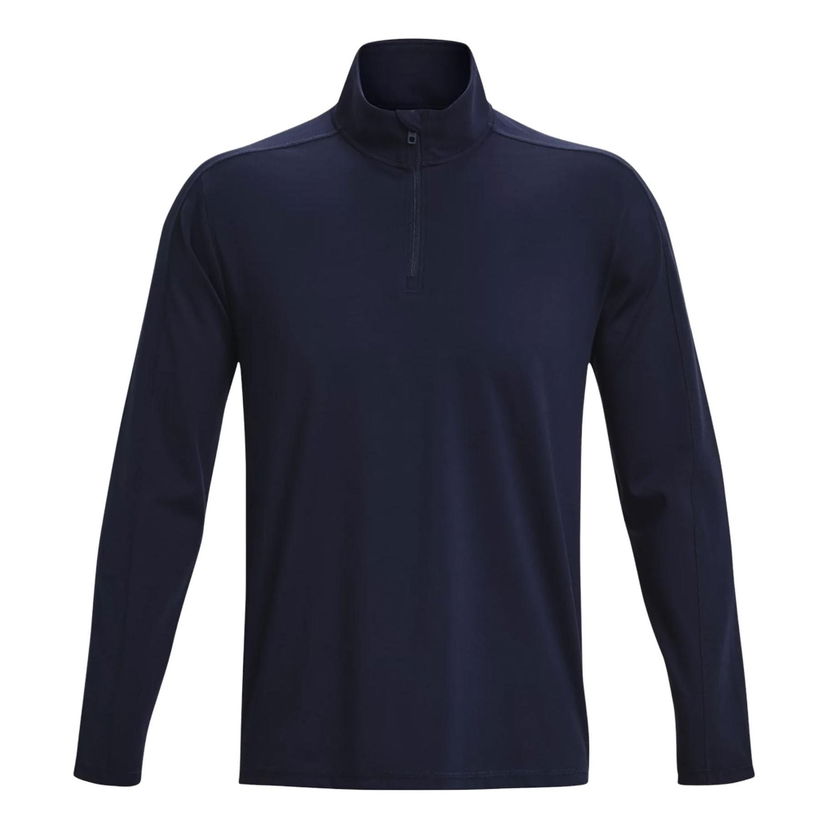 Sweater Under Armour Meridian Quarter Zip Long Sleeve Top Mørkeblå | 1379673-410