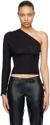 Miaou Katia One Shoulder Long Sleeve Top