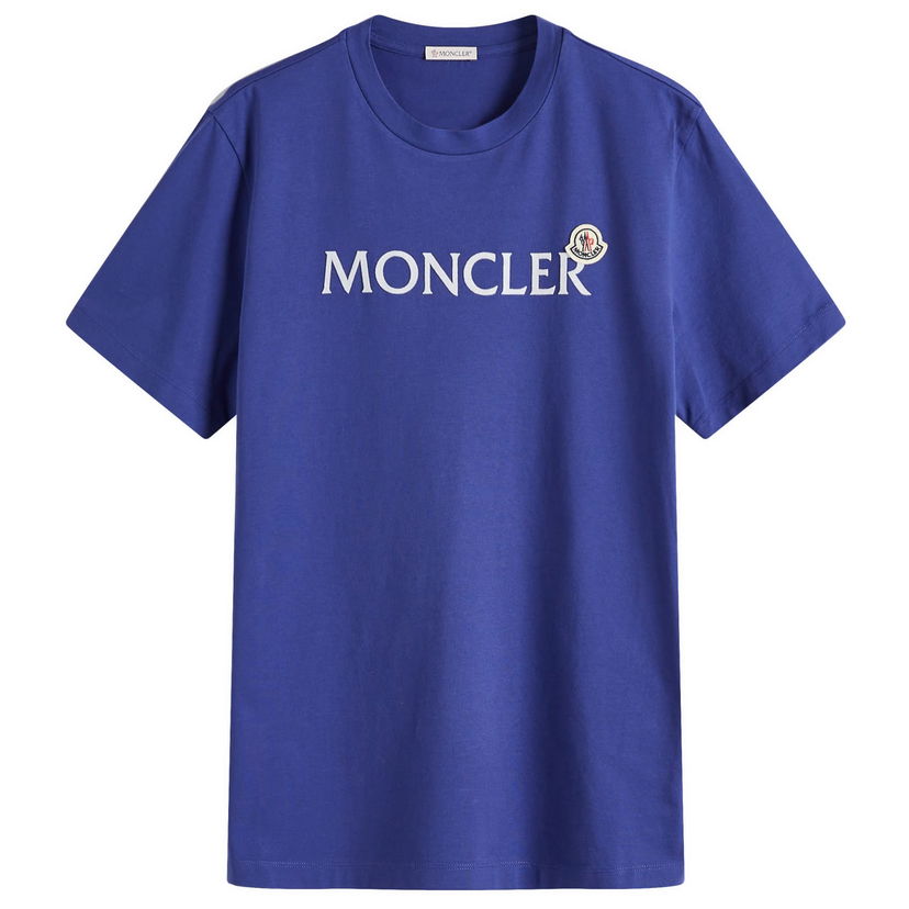 T-shirt Moncler Men's Logo T-Shirt, Size X-Small Blå | 8C000-75-8390T-767