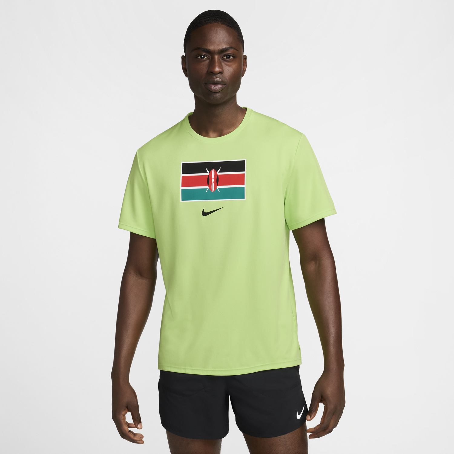 T-shirt Nike Dri-FIT Team Kenya Miler Grøn | FN6601-305, 0