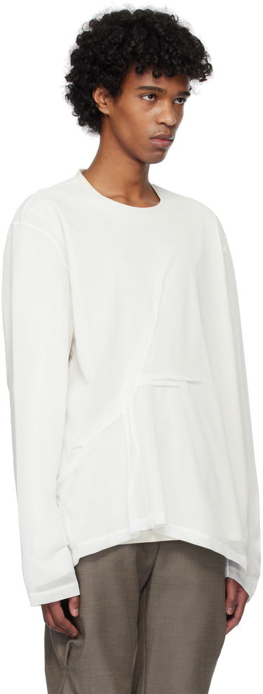 Sweater KIKO KOSTADINOV Kiko Kostadinov Inex Mesh T-Shirt Hvid | KKSS25TP02-76, 1