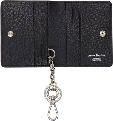 Tegnebog Acne Studios Folded Leather Wallet Sort | CG0246-, 2