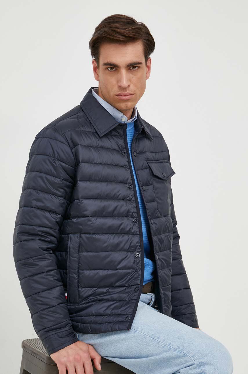 Puffer jakke Tommy Hilfiger Puffer Jacket Mørkeblå | MW0MW32351, 0