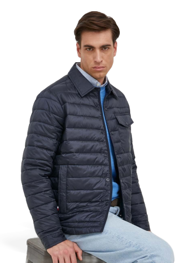 Puffer jakke Tommy Hilfiger Puffer Jacket Mørkeblå | MW0MW32351