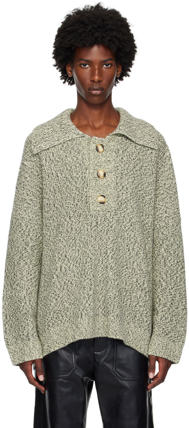 Sweater Nanushka Delier Knit Sweater Grå | NU24PFSW00699