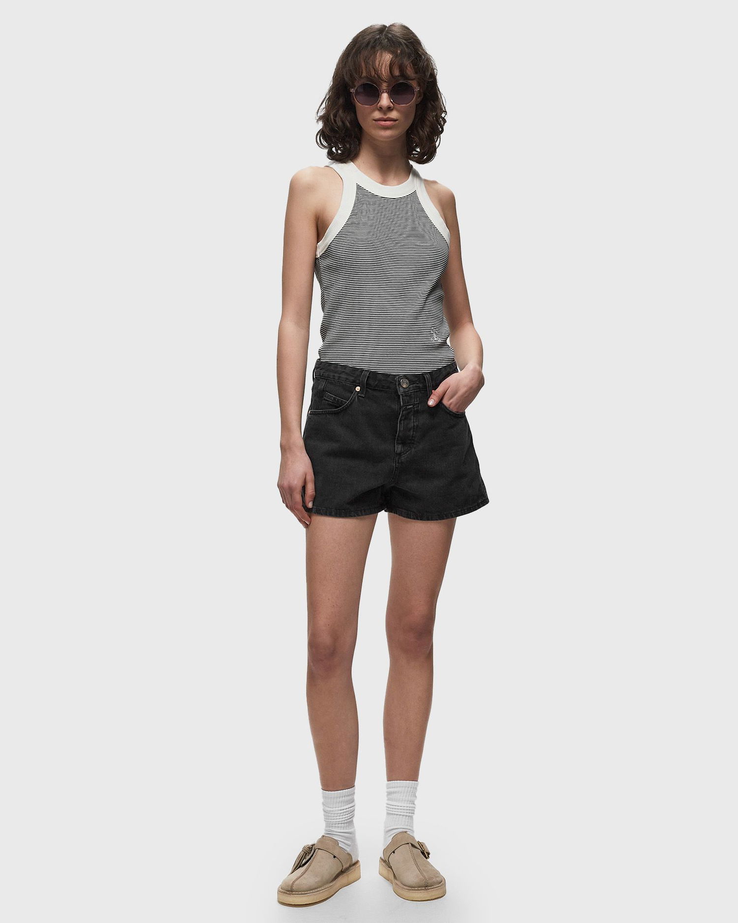 Tanktop CLOSED RACER TANK TOP Grå | C95569-42T-ST-100, 1