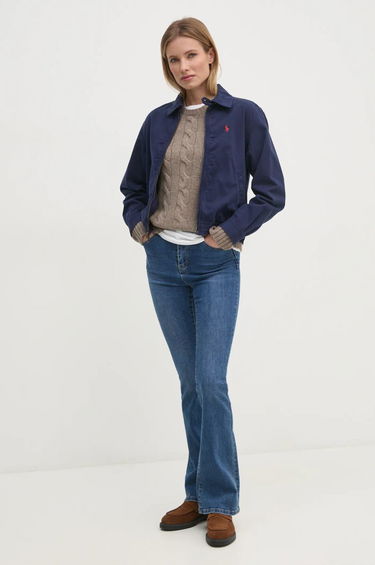 Vindjakke Polo by Ralph Lauren Cotton Bomber Jacket Mørkeblå | 211934952, 1
