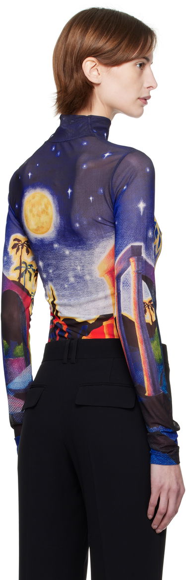 Sweater Casablanca Casablanca Midnight Acropolis Mesh Turtleneck Top Flerfarvet | WPS25-JTP-028-01, 2