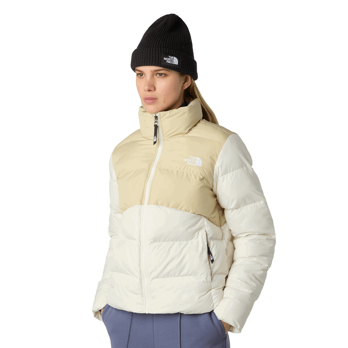Puffer jakke The North Face Saikuru Down Jacket Beige | NF0A89JDTIU1, 0