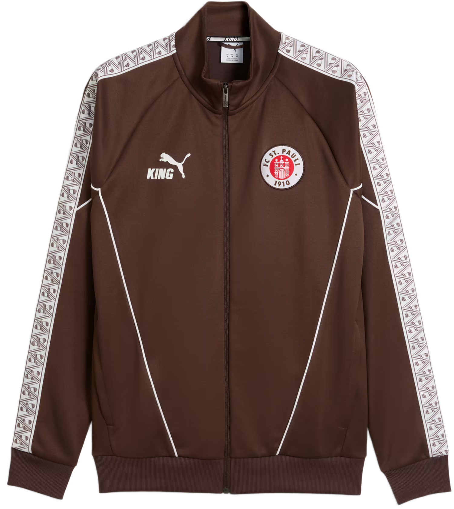 Jakke Puma FC St. Pauli King Anthem Jacket Brun | 783603-01, 0