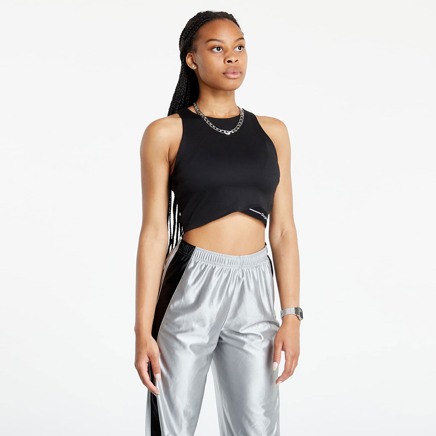Crop top CALVIN KLEIN Milano Tank Top Sort | J20J216282 BEH, 1
